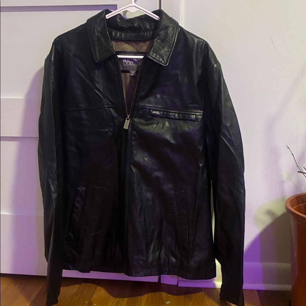 Wilsons Leather Men's Black Jacket
